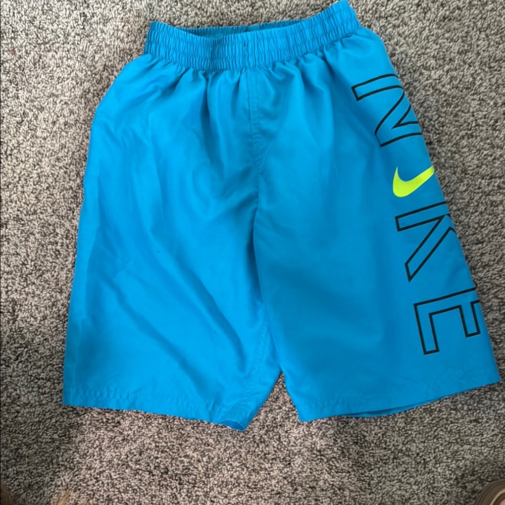 Nike Kids Blue Swim Shorts Sz M 8-10
